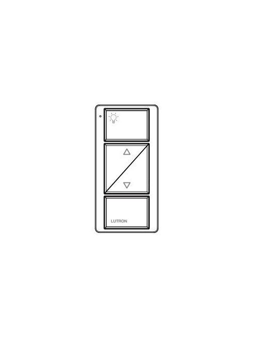 Product image for Lutron Electronics MRF2-2BRL-L-WH 2-Button White Wireless Control with Raise/Lower