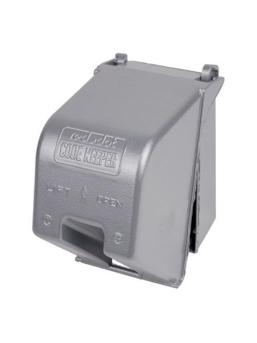 Product image for Thomas & Betts CKLSVL Powder Coated Die-Cast Aluminum 1-Gang 1.594 Inch Receptacle Box Cover
