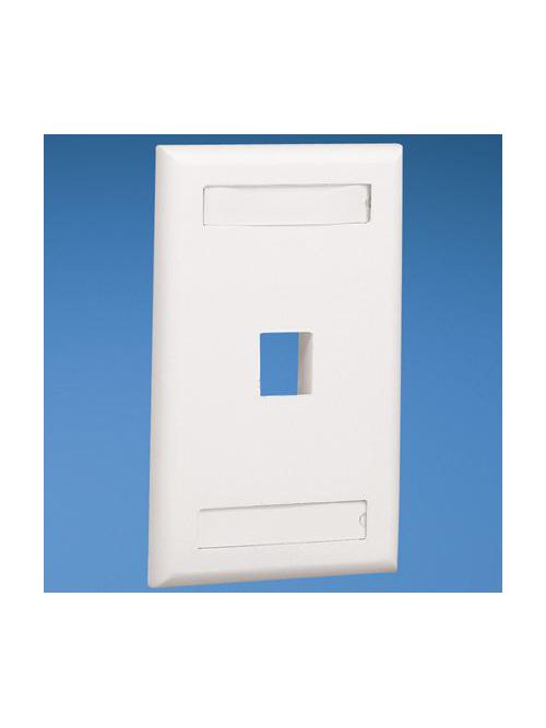PAN NK1FWHY NetKey® Faceplate, Labe PAN NK1FWHY NetKey® Faceplate, Labe
