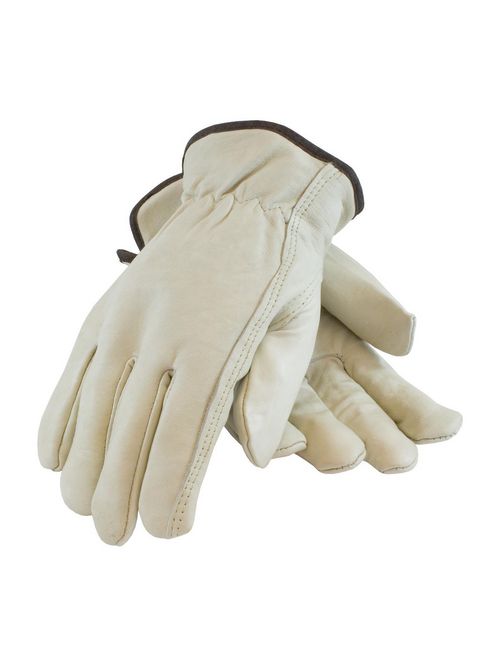 Product image for PIP 77-268/XL Extra Large Cowhide Driver Cold Protection Keystone Thumb Slip-On Cuff Protective Gloves