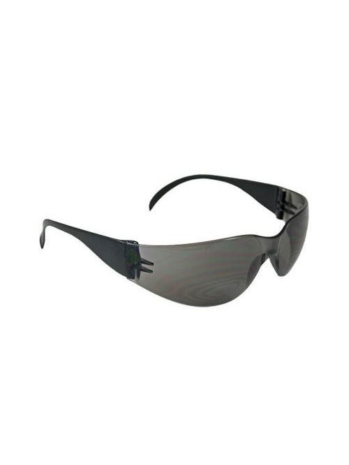 Product image for PIP 250-01-0001 Black Frame Gray Lens Anti-Scratch Coated Universal Safety Glasses