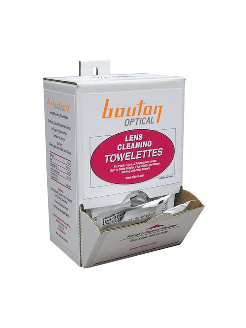 Product image for PIP 252-LCT100 Pre-Moistened Towelette Anti-Fog/Anti-Static/Anti-Streaking Wall Mount Lens Cleaning Dispenser