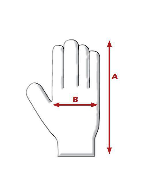 Product image for PIP 34-244/L Large Blue Nitrile Micro Foam Palm and Fingertip Coated Knit Protective Gloves