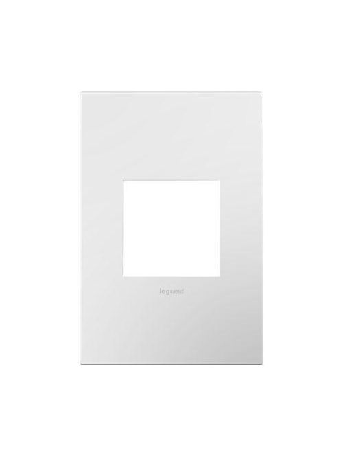 Product image for Pass & Seymour AWP1G2WH10 1-Gang 2-Module Gloss White Plastic Wallplate