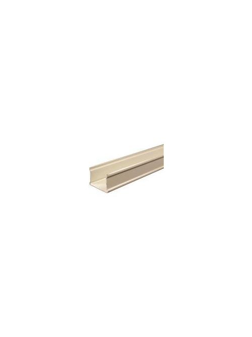 Product image for Wiremold V2100B 1-1/4 x 7/8 Inch x 10 Foot Ivory Steel Metallic Raceway Base