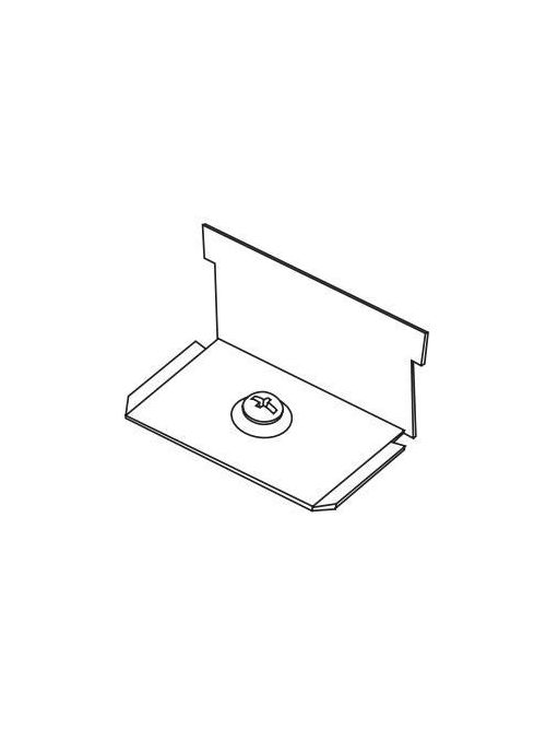 Product image for Wiremold V2110B Ivory Steel Metallic Raceway Blank End