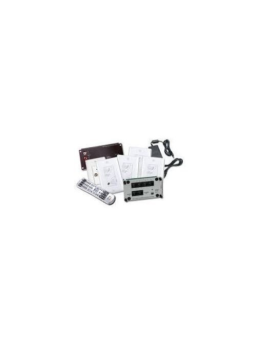 Product image for Pass & Seymour F7400-WH Single Source 4-Zone White Audio Kit with Keypad