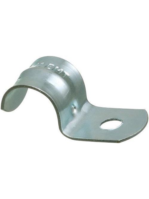 Product image for Arlington 305 3/4" 1-Hole Standard Duty EMT Strap, Steel