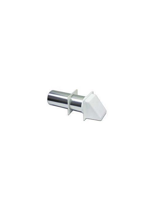 Product image for Lambro Industries, Inc. 222W 3 Inch White Plastic Preferred Hood Vent with Standard Tail Piece and Removable Screen