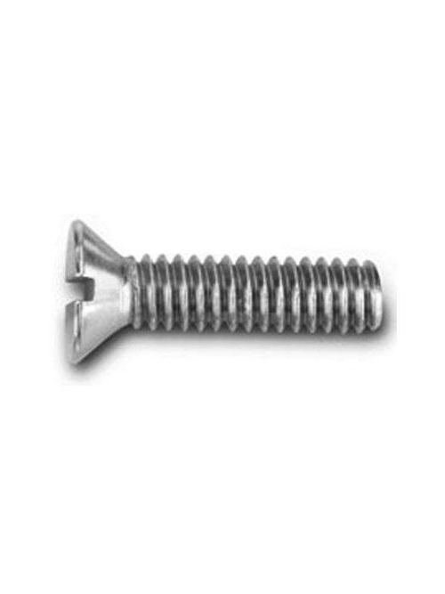 Product image for DeWalt / Powers 078038 #6-32 x 1/2" Zinc Flat Slotted Head Machine Screw