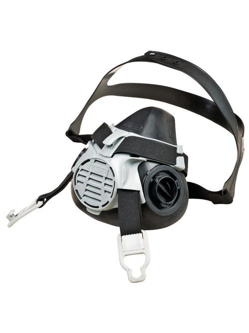 Product image for MSA Safety 10102183 Nylon Face Piece Medium Half Mask Respirator