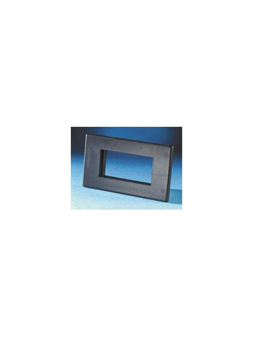Product image for Ortronics 40300167 1-Unit Black Thermoplastic Snap Mounting Data Communication Furniture Bezel