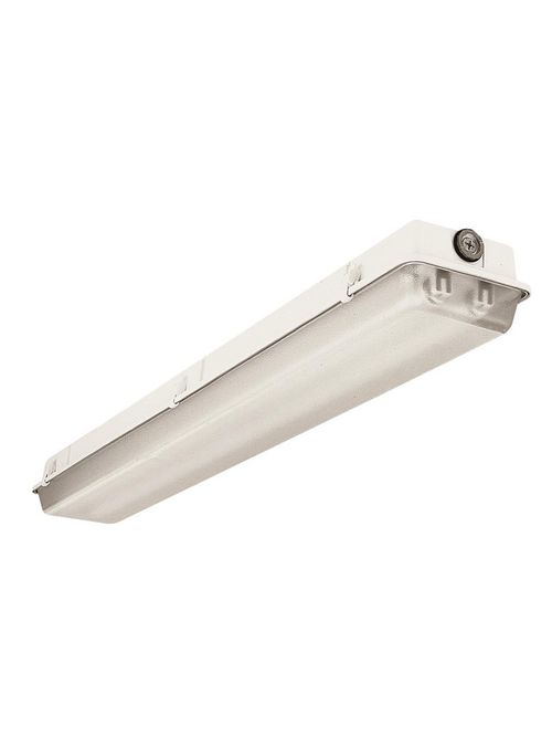 Product image for Lithonia Lighting DMW-2-32-MVOLT-OS10ISX 2-Lamp 32 W 120 to 277 Volt Iron Phosphate Fiberglass Wet Location Fluorescent Housing