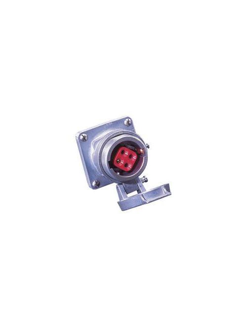 Product image for Eaton Crouse Hinds AR641-S22 60 Amp 4-Pole 4-Wire Spring Door Reversed Contact Receptacle Housing