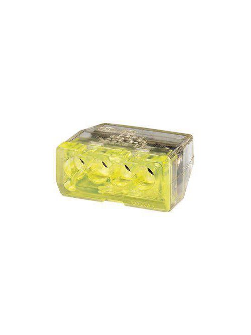 Product image for Ideal Industries 30-086J Yellow 4-Port Push-In Wire Connector