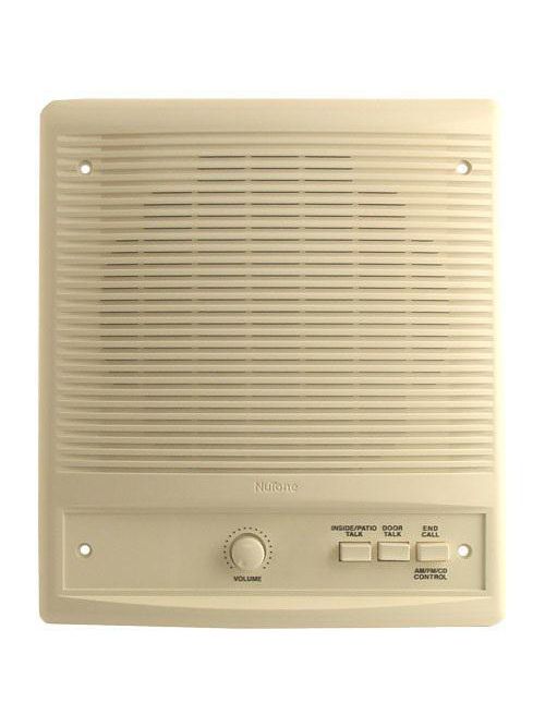 Product image for Broan ISA338L 11-1/4 x 2-3/4 x 7/8 Inch Biscuit Indoor Speaker with Control