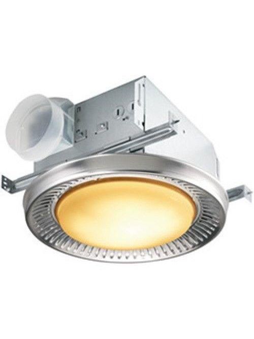 Product image for Broan 8663RMSA 100 CFM Ventilation Fan with Light