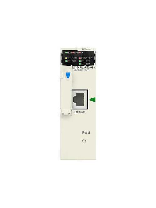 Product image for Square D BMXNOE0100H 10/100 Mbps B30 Ethernet Communication PLC Module
