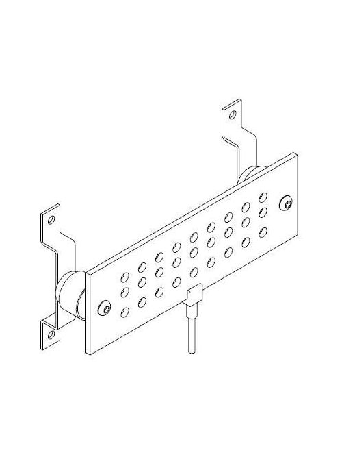 Product image for Harger Lightning & Grounding TGBU14420M 1/4 x 4 x 20 Inch Electrotinned 88-Hole Ground Bar