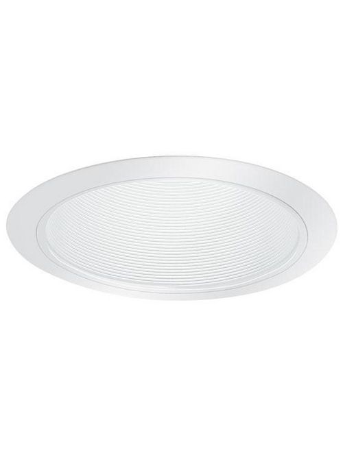 Product image for Elite B530W-WH  5" White Stepped Baffle w/ White Trim Ring
