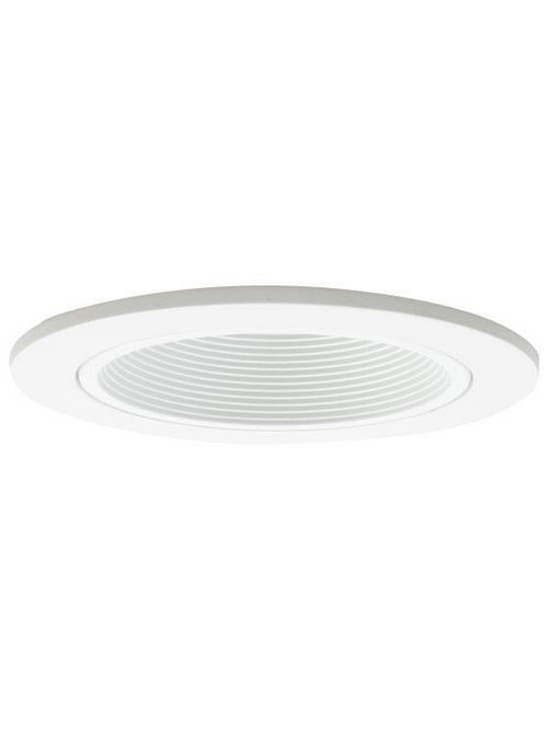 Product image for Elite B401W-WH 4" Stepped Baffle Trim, White Baffle w/ White Trim Ring