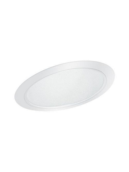 Product image for Elite Lighting B391W/WH 6 Inch White Stepped Baffle