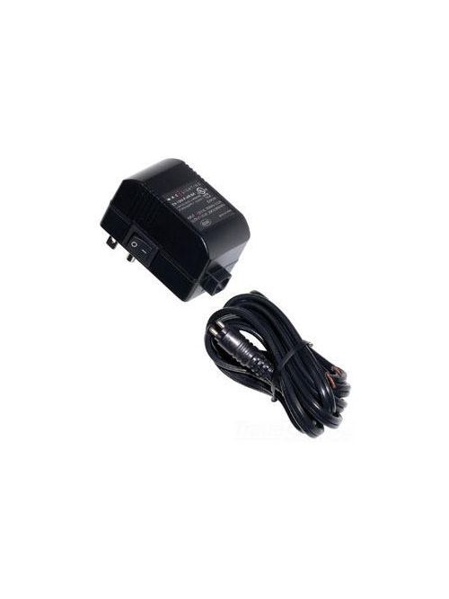 Product image for WAC Lighting EN-2460-P-AR-BK Class-2 Plug-In Electronic Transformer, 120V Input, 12V 60W Output, Black