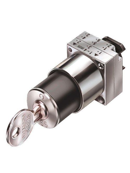 Product image for Siemens 3SB3400-1QD 110 VAC Blue Screw Terminal BA9s LED Push Button and Indicator Light Lampholder