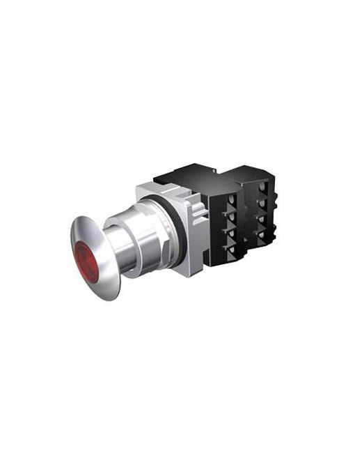 Product image for Siemens 52PP7M2U 30 mm 120 Volt 1NC 3-Position Red Metal Bezel Illuminated Push Button