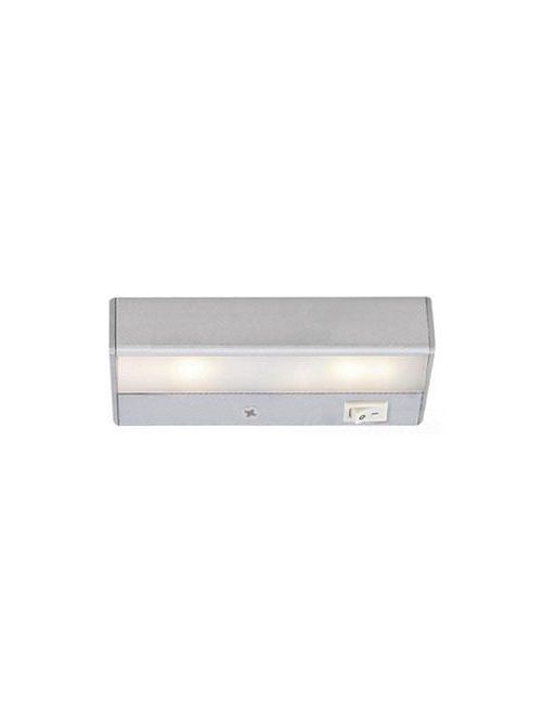 Product image for WAC BA-LED2-SN LED LGT BAR 8INCH 2X1W 3000K