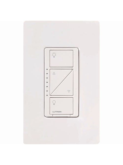 Lutron Electronics PD-6WCL-WH 600 W 120 Volt White 1-Pole/Multi-Location Lamp Dimmer Lutron Electronics PD-6WCL-WH 600 W 120 Volt White 1-Pole/Multi-Location Lamp Dimmer
