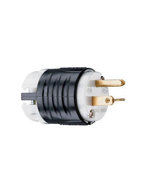 Pass & Seymour 5466-X 20 Amp 250 VAC 2-Pole 3-Wire NEMA 6-20P Black/Clear Nylon Straight Blade Plug Pass & Seymour 5466-X 20 Amp 250 VAC 2-Pole 3-Wire NEMA 6-20P Black/Clear Nylon Straight Blade Plug