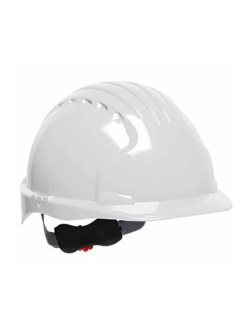 Product image for PIP 280-ev6151-10 White Standard Brim Non-Vented Shell Deluxe Cap Hard Hat