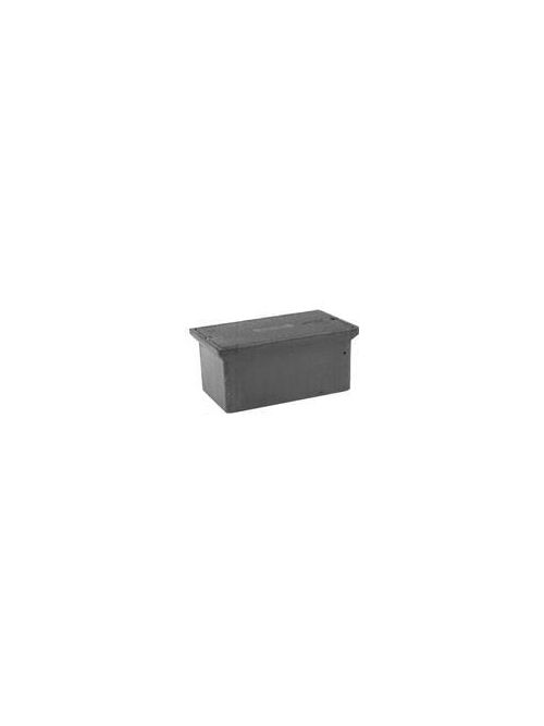 Product image for Quazite PC1730CA0012 17 x 30 Inch Gray Polymer Concrete Standard Underground Enclosure Cover