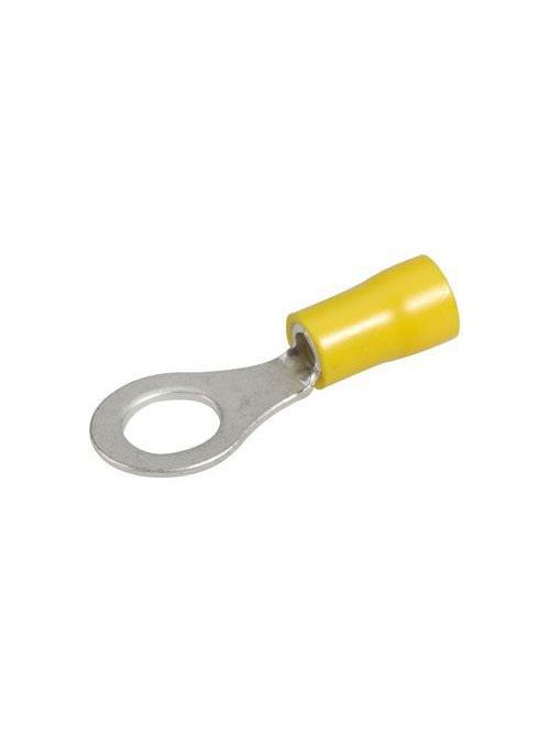 Product image for Thomas & Betts TV14-14R Vinyl-Insulated Ring Terminal - #16-14, 1/4"bolt