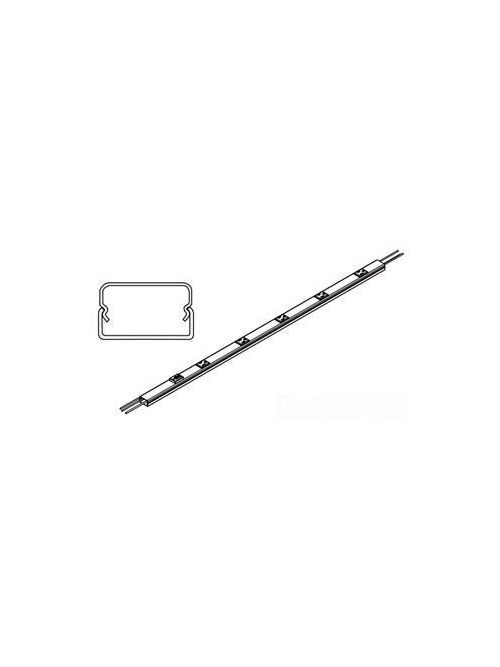 Product image for Wiremold WH20GB506TRGFI 5 Foot x 1-9/32 x 3/4" White Steel 1-Channel Raceway Tamper Resistant GFCI Multi-Outlet System