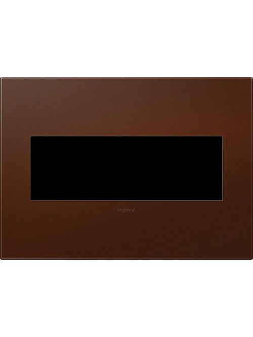 Product image for Pass & Seymour AWP3G-RS4 3-Gang 2-Module Wall Plate - Soft Touch Russet
