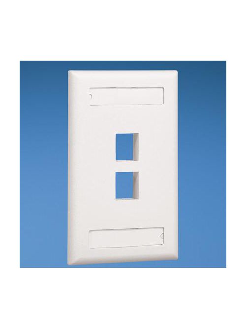 PAN NK2FIWY NetKey® Faceplate, Labe PAN NK2FIWY NetKey® Faceplate, Labe