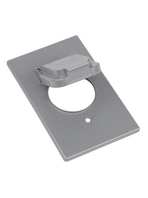Product image for Thomas & Betts WR104-CV Perf-L Vertical Single Receptacle Cover
