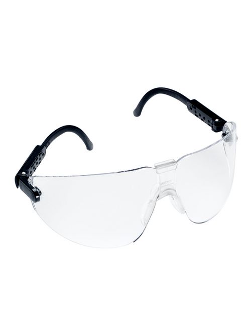 Product image for 3M 15152-00000-100 Lexa Fighter Protective Eyewear 15152-00000-100 Clear Anti-FogLens, Black Temple, Med (100ea/case)