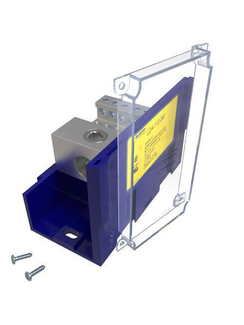 ILSCO LDA-112-350 310 Amp 600 Volt 14 to 4 AWG Electrotinned Aluminum Alloy Power Distribution Block ILSCO LDA-112-350 310 Amp 600 Volt 14 to 4 AWG Electrotinned Aluminum Alloy Power Distribution Block