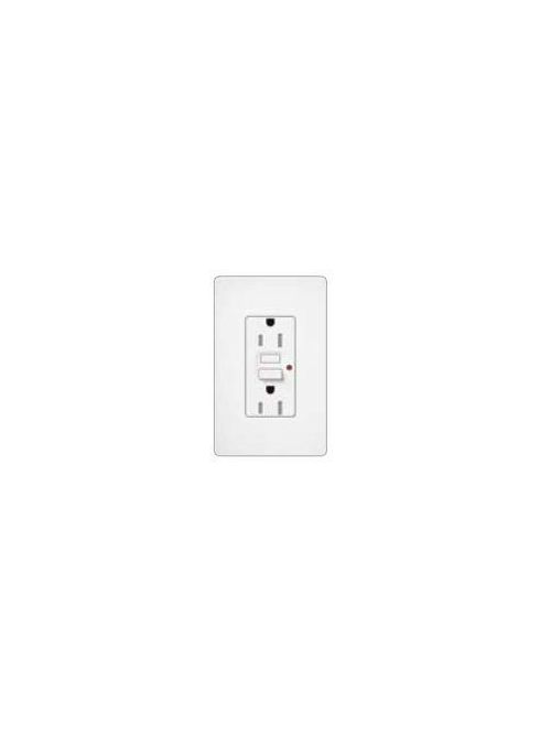 Product image for Lutron Electronics SCR-15-GFCI-BI 15 Amp 125 Volt Black GFCI Receptacle