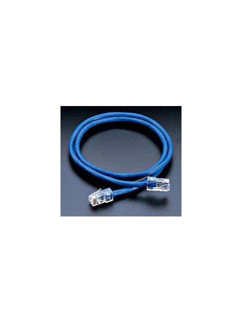 Product image for Leviton 47620-1W Category 5 White Bootless Patch Cord