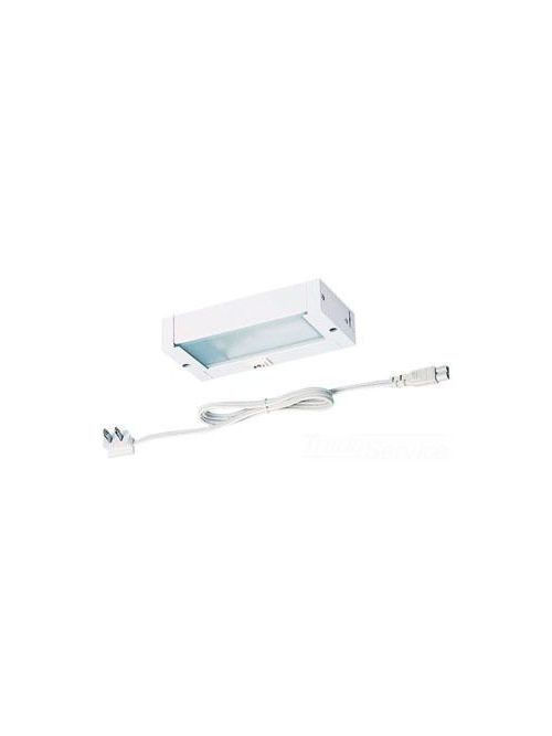 Product image for Juno UH106-WH 6-1/8 Inch 120 Volt 25 W White G8 Bi-Pin 1-Lamp Line Voltage Halogen Undercabinet Light Fixture