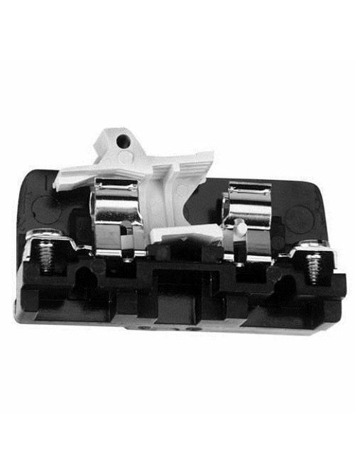 Product image for Ideal Industries 351 25 Amp 600 Volt 22 to 8 AWG Phenolic Flat Base Mount Fuse Block End Section