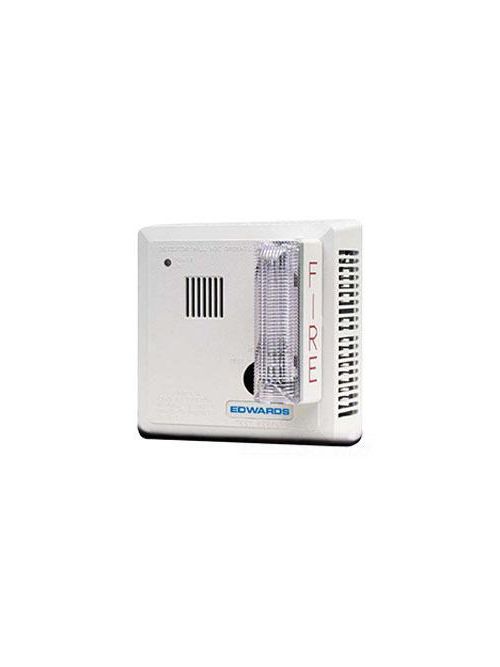 Product image for Edwards Signaling 517TCSB-W 120 VAC Wall Mount Strobe Light Smoke Detector Alarm