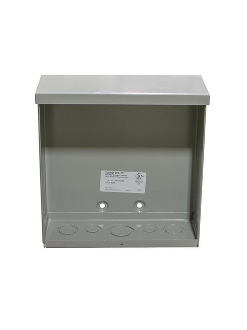 Milbank 10957 886-SC3R 8 x 8 x 6 Inch NEMA 3R Gray Polyester Powder Coated G90 Galvanized Steel Screw Cover Junction Box Milbank 10957 886-SC3R 8 x 8 x 6 Inch NEMA 3R Gray Polyester Powder Coated G90 Galvanized Steel Screw Cover Junction Box