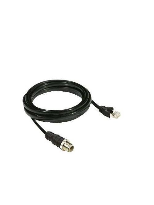 Product image for Square D 140XTS01212 3.7 m Black 50-Pin SUB-D and Quantum I/O Connector Cable Assembly