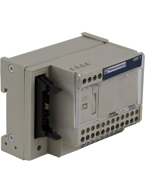 Product image for Square D ABE7H16R50 2-Module 16-Channel 2-Row Screw Terminal Discrete I/O Sub Base