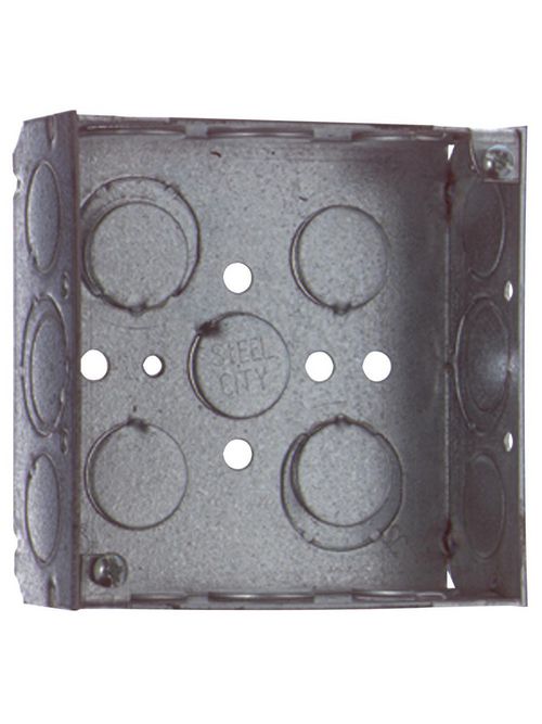 Steel City 521511234EWGBP 4 x 1-1/2 Inch 21 In Steel Welded Square Outlet Box Steel City 521511234EWGBP 4 x 1-1/2 Inch 21 In Steel Welded Square Outlet Box